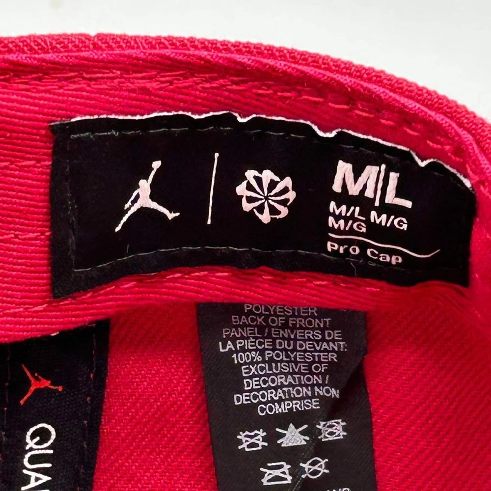 Air Jordan 23 Hat Men M-L Red Embroidered Jumpman‎ Snap Back Pro Cap New